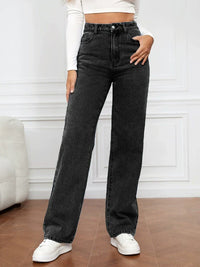 Clara™ Stretch-Flared – Rauchgrau