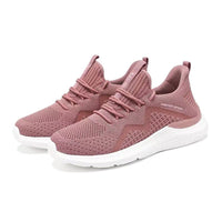 Damen Atmungsaktive Sneaker mit Mesh-Obermaterial – Rosa