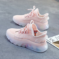 Damen Atmungsaktive Lauf-Sneakers mit flexibler Dämpfung – Rosa