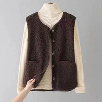 Sierra Wool Vest – Braun