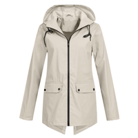 Regenjacke Damen Wasserdicht Mit Kapuze | Leicht & Zeitlos – Beige