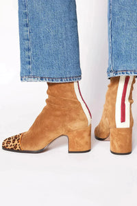 Alina | Elegante Stiefel Damen modern & lässig – Cuoio