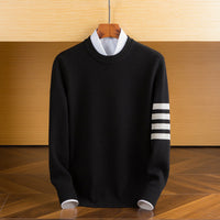 Lorenzo Wool Sweater – Schwarz