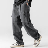 Satoru | Japanische Denim-Hose – Schwarz
