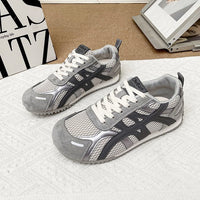 Damen Sportliche Lightweight Sneakers mit atmungsaktivem Obermaterial und rutschfester Sohle – Grau