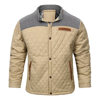 Davici | Herren Colorblock-Jacke – Khaki
