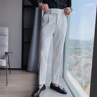 Herren-Hose mit hoher taillierung | Nutzungsorientiert – Weiß
