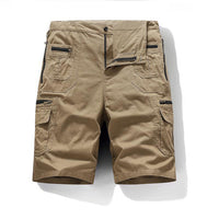 Gibran – Cargoshorts mit Mehreren Taschen – Khaki