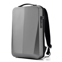 Geräumiger Herren-Rucksack mit Ladeanschluss | Hartschale – Titangold