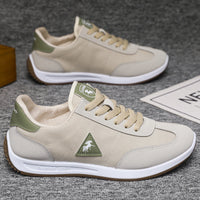 Damen Sportliche Sneakers mit atmungsaktivem Obermaterial und bequemer Sohle – Beige