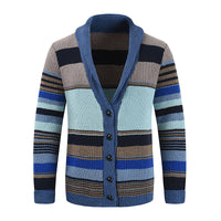 Fabrizio | Premium Woll-Cardigan – Blau