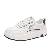 Damen Sportliche Komfort Sneakers mit dämpfender Sohle – Schwarz