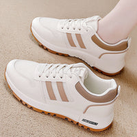 Damen Sportliche Freizeitschuhe mit atmungsaktivem Mesh-Obermaterial – Braun