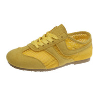 Damen Atmungsaktive Sneakers mit flexiblem Design und komfortabler Dämpfung – Gelb