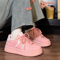 Damen Modische Sneakers – Rosa