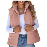 Sarina | Gestepptes Cordweste – Rosa