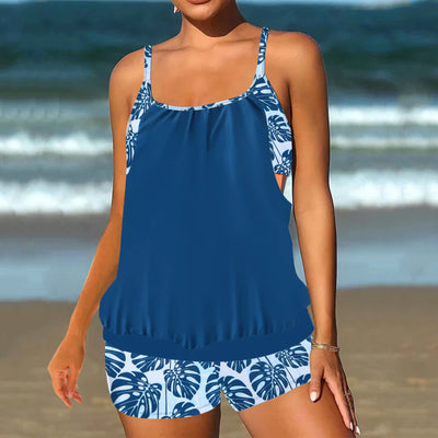Zweiteiliges Tankini-Set für Damen | Bademode