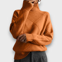 Dareen – Rollkragenpullover – Orange