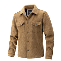 Amadeo | Herren Hemdjacke – Hellbraun