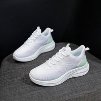 Damen Leichte und atmungsaktive Sneakers – Violettgrün