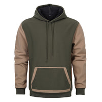 Axel | Herren Cord-Hoodie – Olivgrün