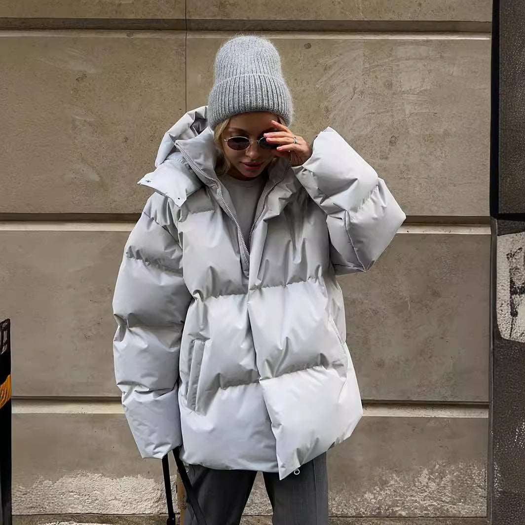 Malachie | Dicke und Gepolsterte Winterjacke für Damen mit Kapuze