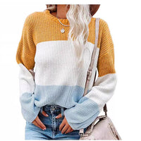 DAMES PULLOVER MIT LATERNENÄRMELN | ELEGANTER, BEQUEMER STIL – Gelb