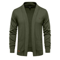 Finnian | Eleganter Strick-Cardigan – Dunkelgrün