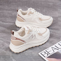 Damen Sportliche und atmungsaktive Lauf Sneakers – Khaki
