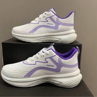 Damen Fitness Schuhe – Weißlila