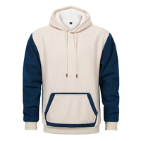 Axel | Herren Cord-Hoodie – Elfenbein