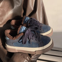 Damen Sneaker mit kuscheligem Innenfutter und robustem Obermaterial – Blau