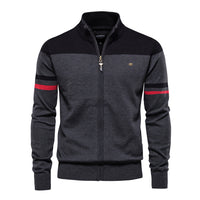 Rafael | Modische Strickjacke – Schwarz