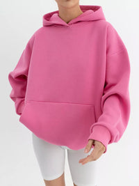 Heidi-Mode | Lässiger lockerer Pullover Sweatshirt – Rosa