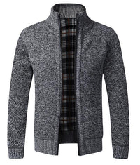 Lennart | Lässiger Strick-Cardigan – Dunkelgrau