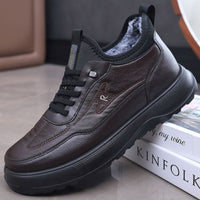 Damen Komfortable und stilvolle Sneakers mit warmem Innenfutter – Braun