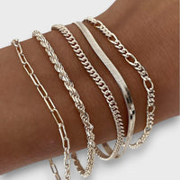 Ellis – Armband-Set – Silber