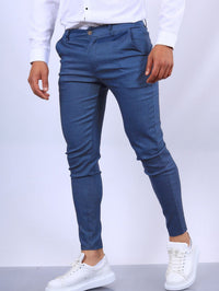 Virgil™ - Elegante Slim-Fit-Hose – Denim-Blau