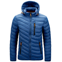 Luigi | Leichte Winterjacke für Herren – Blau