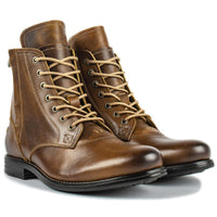 Lucian | Lederstiefel – Braun
