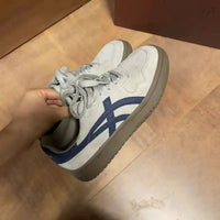 Damen Sportliche Sneaker mit strapazierfähigem Obermaterial und rutschfester Sohle – Grau
