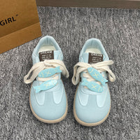 Damen Sportliche Sneaker mit einzigartigem Tiermotiv und elastischer Schnürung – Petrol