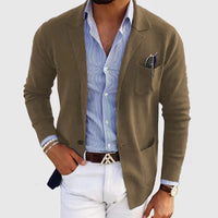 Herren-Blazer mit lockerer Passform | entspannte Form – Beige