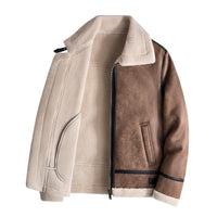 Aurell Nordic Shearling Jacket – Braun