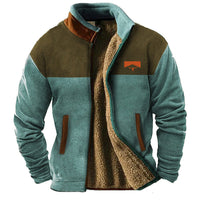 Marcoo – Lässige Fleece Jacke – Hellblau