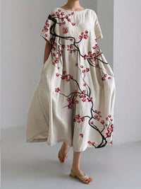 Buntes Blumenkleid – Kirschblüte
