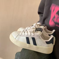 Damen Sportliche Sneakers mit strapazierfähigem Obermaterial und rutschfester Sohle – Creme