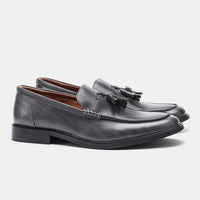 Fabiano | Klassische Loafer – Dunkelgrau