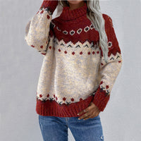 Paola® | Bequemer Eleganter Pullover – Rot