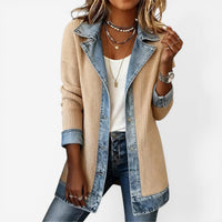 Kerensa - Soft-Touch-Übergangsjacke – Beige